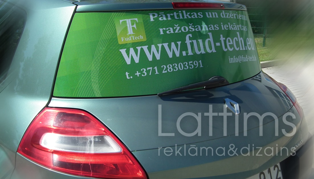 SSIA Lattims Reklama uz automasinas